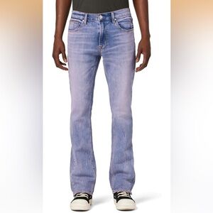 NWT Hudson Jeans Men’s  Walker Kick Flare size 38 Violet